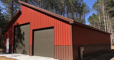 metal garage color schemes